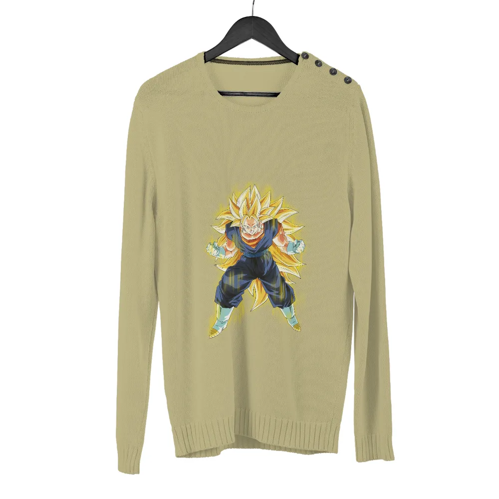 T-Shirt Printing: Goku Super Saiyan - Anime Power|goku power mode t shirt