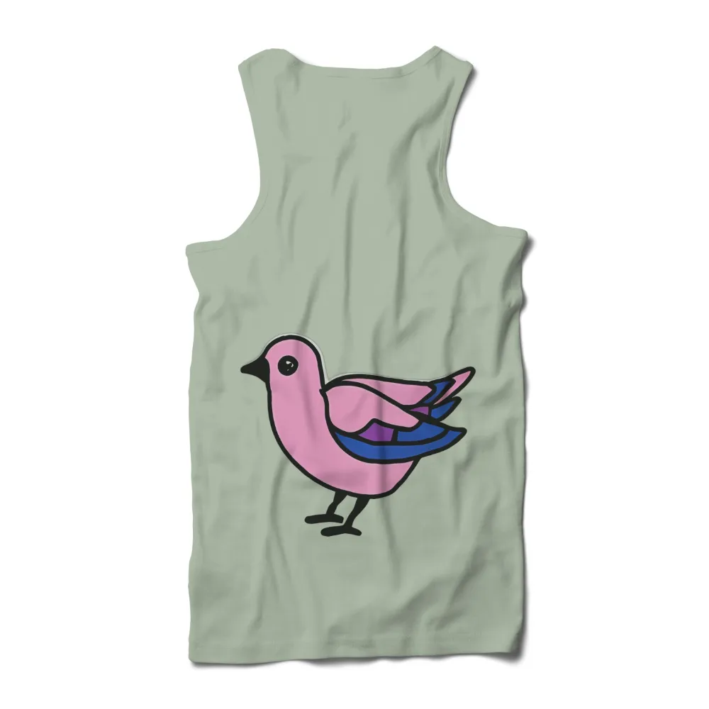 TShirt Printing: Spread Joy with Lila the Pink Bird|roblox black and pink t shirt