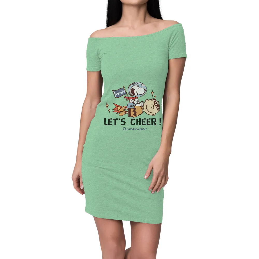 T-Shirts Custom: Let's Cheer! Adventure with Space Friends|dallas stars twitter