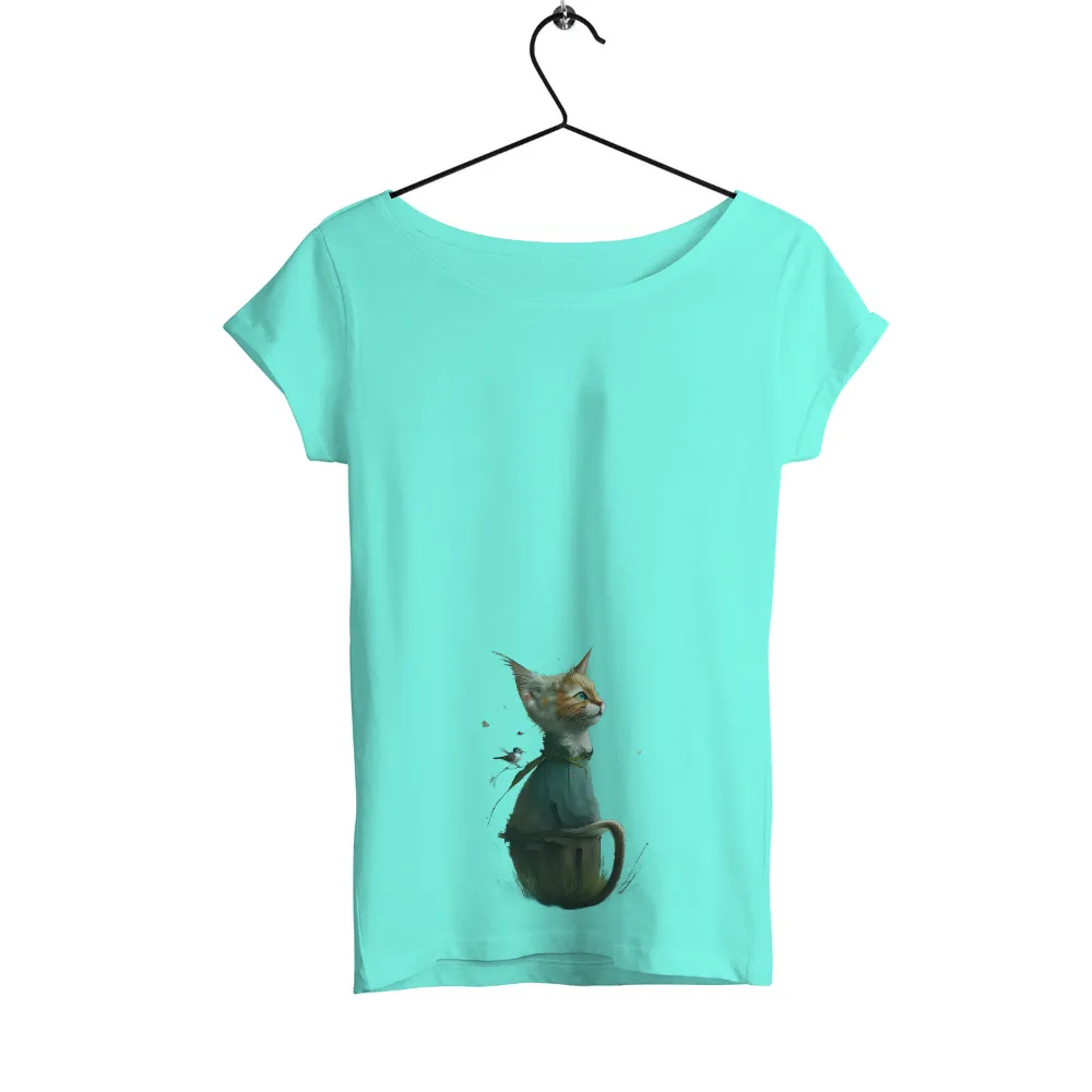 T-Shirts Design: Whiskers and the Scarecrow - Artistic Exploration|a lab karate cat t shirt