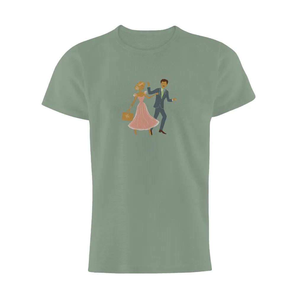 Custom Tee Shirts: Vintage Dance Romance|vintage rat rod t shirts