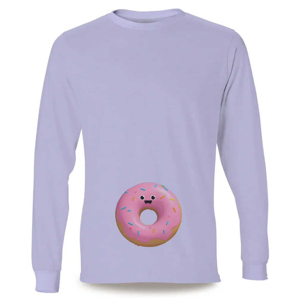 T-Shirt Printing: Spread Joy with a Happy Donut Design|bee positive t shirt