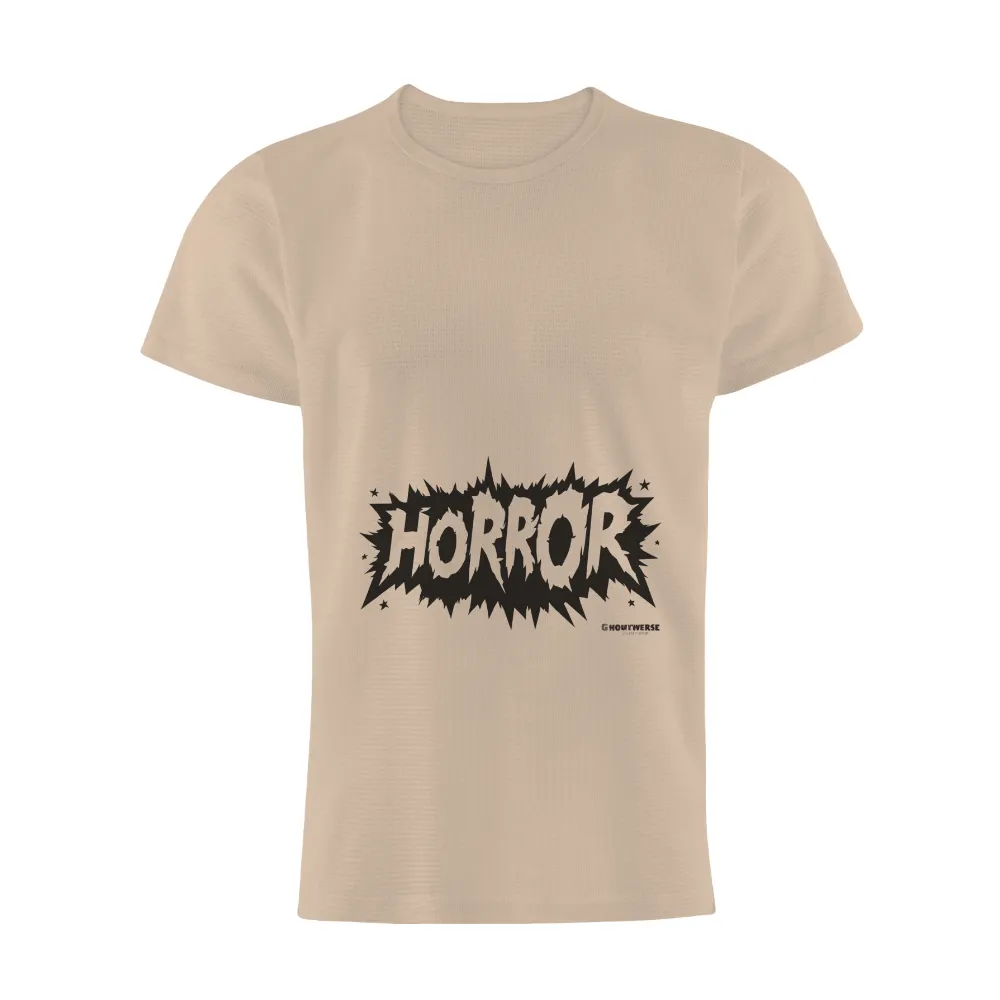 Custom T-Shirt Printing: Horror Thriller Design|neon yellow custom t shirts