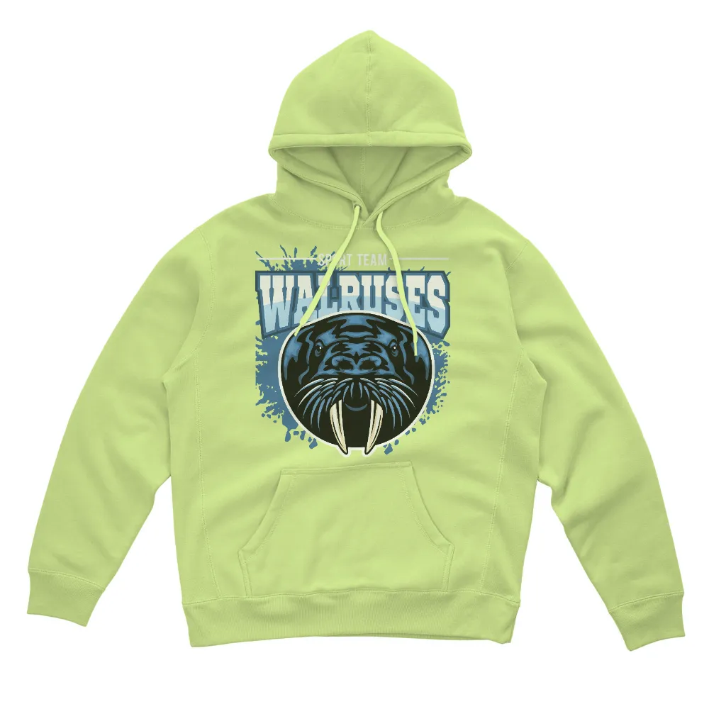 T-Shirt Printing: Walrus Mascot for Sports Team - Unity and Strength|alice in wonderland team shirts