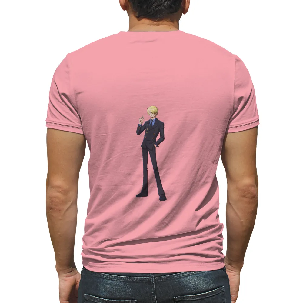 Sanji Tee Shirt Printing: Cool Sophistication from One Piece|cool shirt for roblox