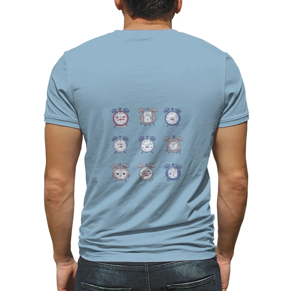 Tee Shirt Printing: Express Your Emotions with Time - Clock Faces| expressive clocks