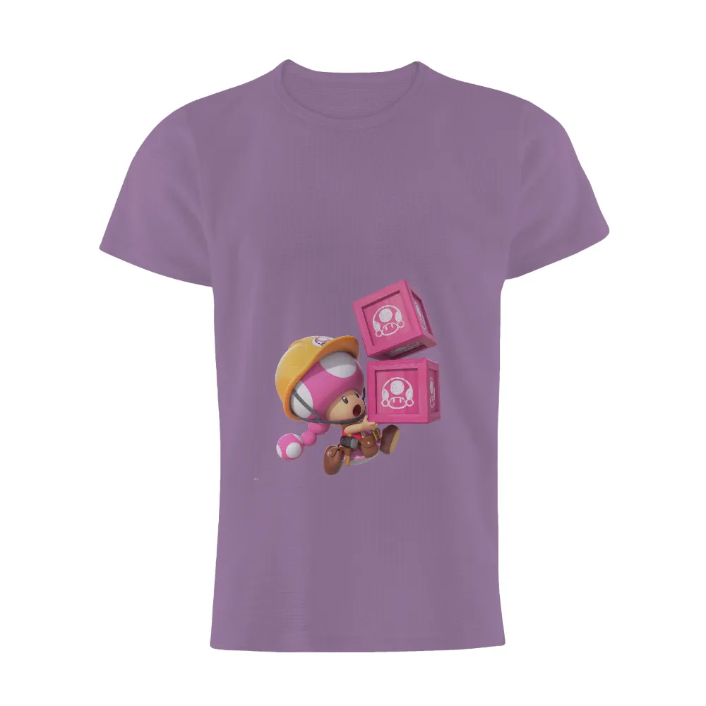 Customized Tee Shirts: Adventure Awaits with Toad and Treasure Crates|adventure time dancing with monsters shirt