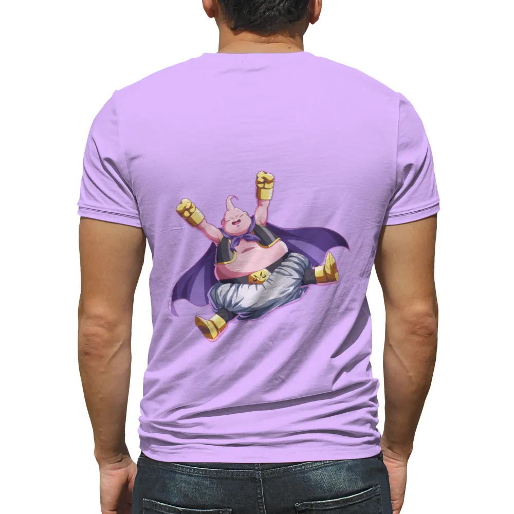 T-Shirts Design: Majin Buu - A Blend of Humor and Power|funny fourth of july shirts for women