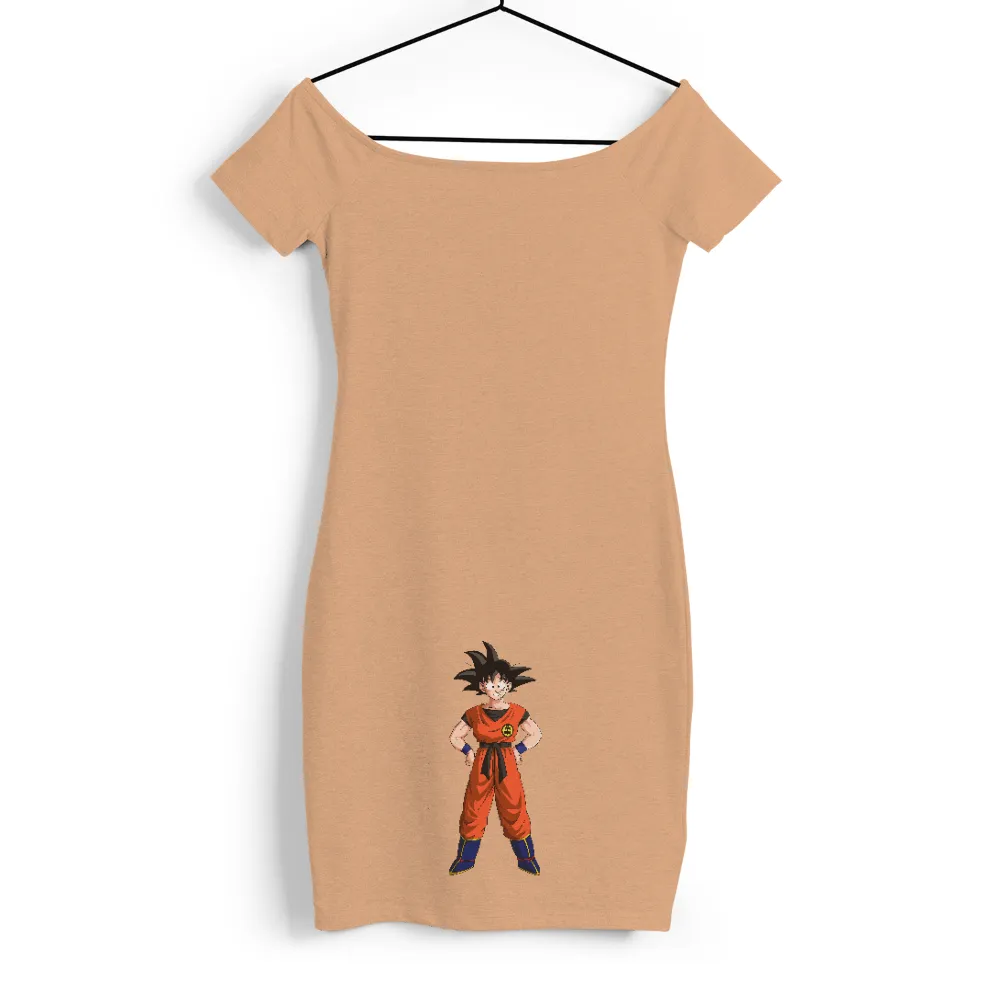 TShirt Design: Goku - Iconic Fighter from Dragon Ball|classic fit essential stretch shirt