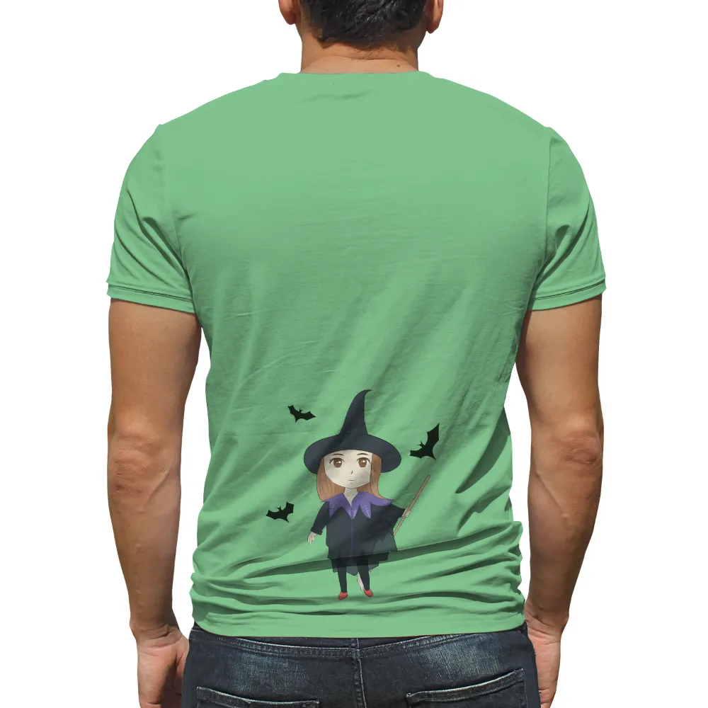 Tee Shirts Printed: Luna's Magical Journey - Witch, Magic, Fantasy|zayde wisdom