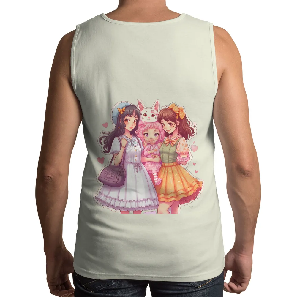 Charming Kawaii Friendship Designs in Pastel Colors and Adorable Patterns|new world anime shirt