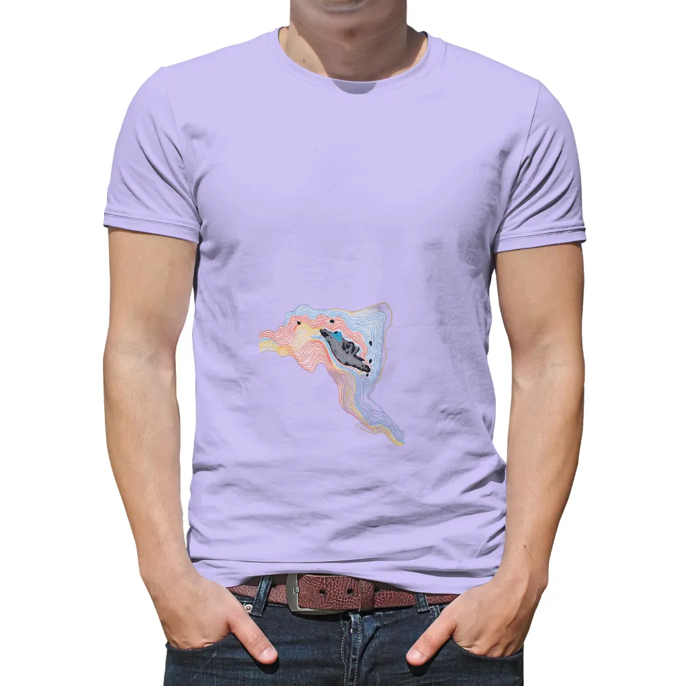 T-Shirts Design: Abstract Art Journey Through the Mind| dynamic visual effect