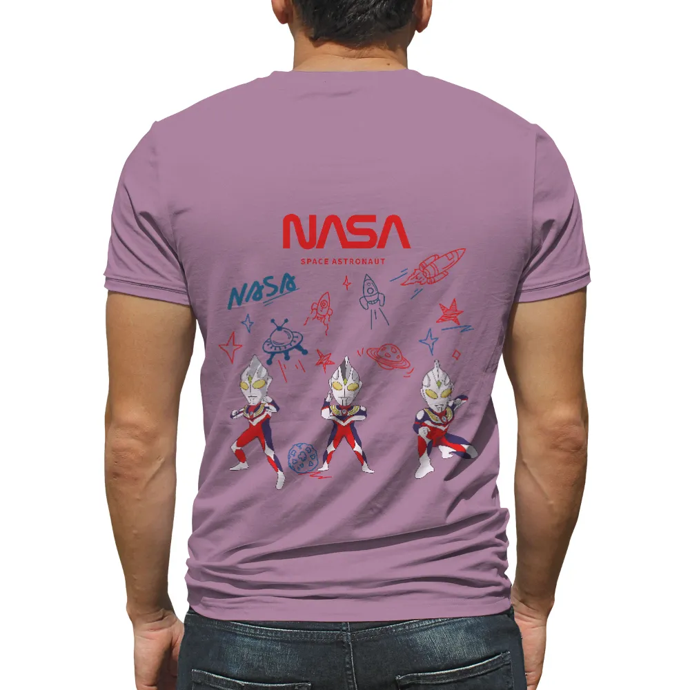 Custom Tee Shirts: Space Heroes Ready for Adventure|spacex nasa shirt