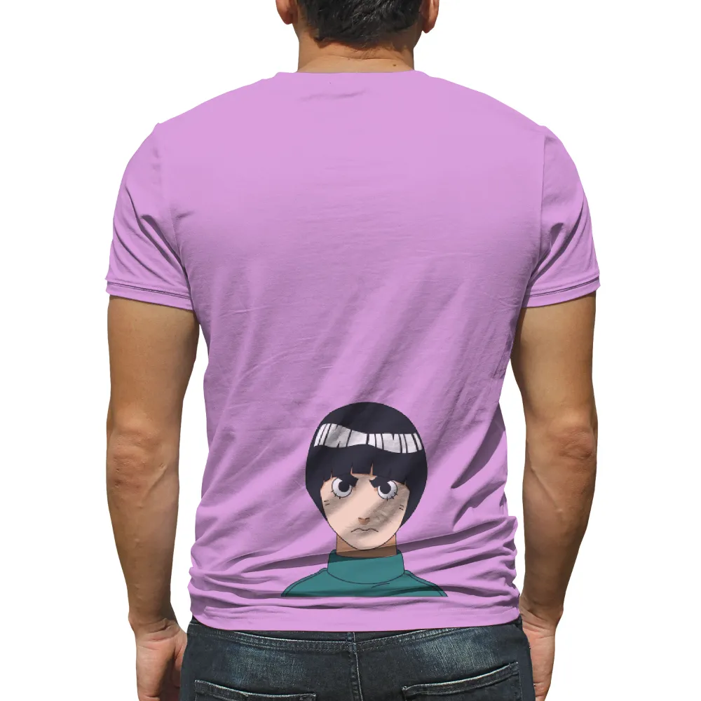 Rock Lee Minimalist T-Shirt Printing - Anime Character Design|friends naruto t shirt