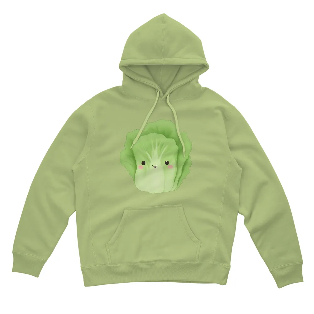 Custom Tee Shirts: Spread Joy with Cute Lettuce Character|cute fathers day shirts