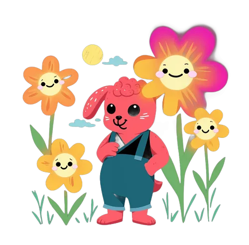 T-Shirts Custom: Blossom and Her Floral Friends