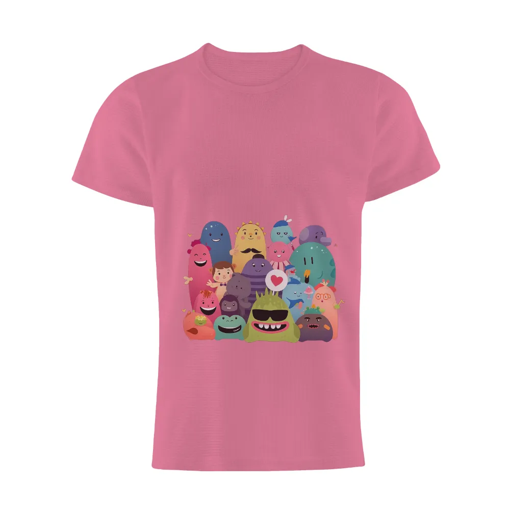 Monster Friends TShirt Printing: Celebrate Diversity and Joy|friends valentines shirts