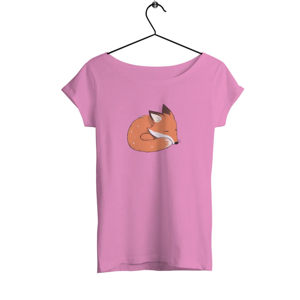 T-Shirts Custom: Serene Fox - Nature's Peace| Peaceful fox expression