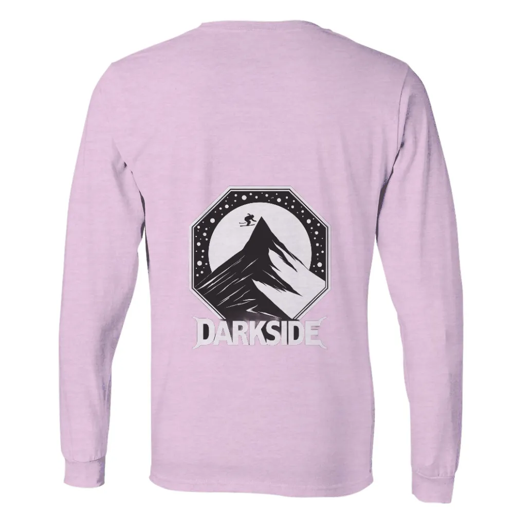 TShirt Design: Night Ski Adventure on Darkside| full moon