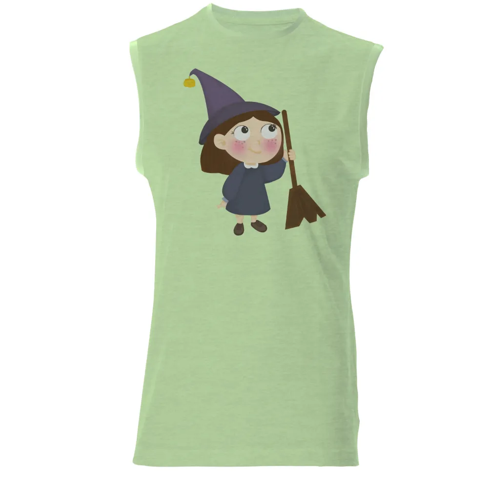 Shirts Graphic Tees: Luna's Magical Adventure with Witch Costume|hydro flask shirts for halloween