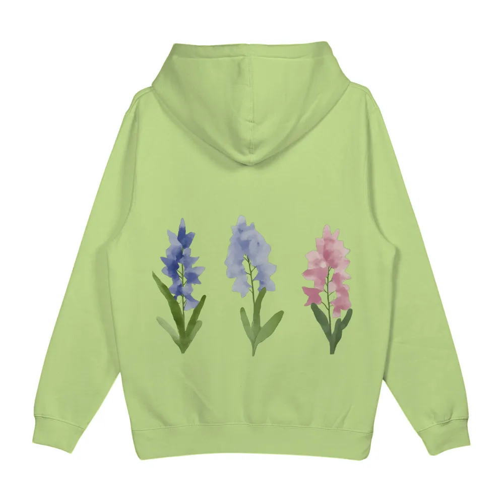 T-Shirts Pattern: Watercolor Flowers - Nature's Tranquility|sublimation t shirt design online