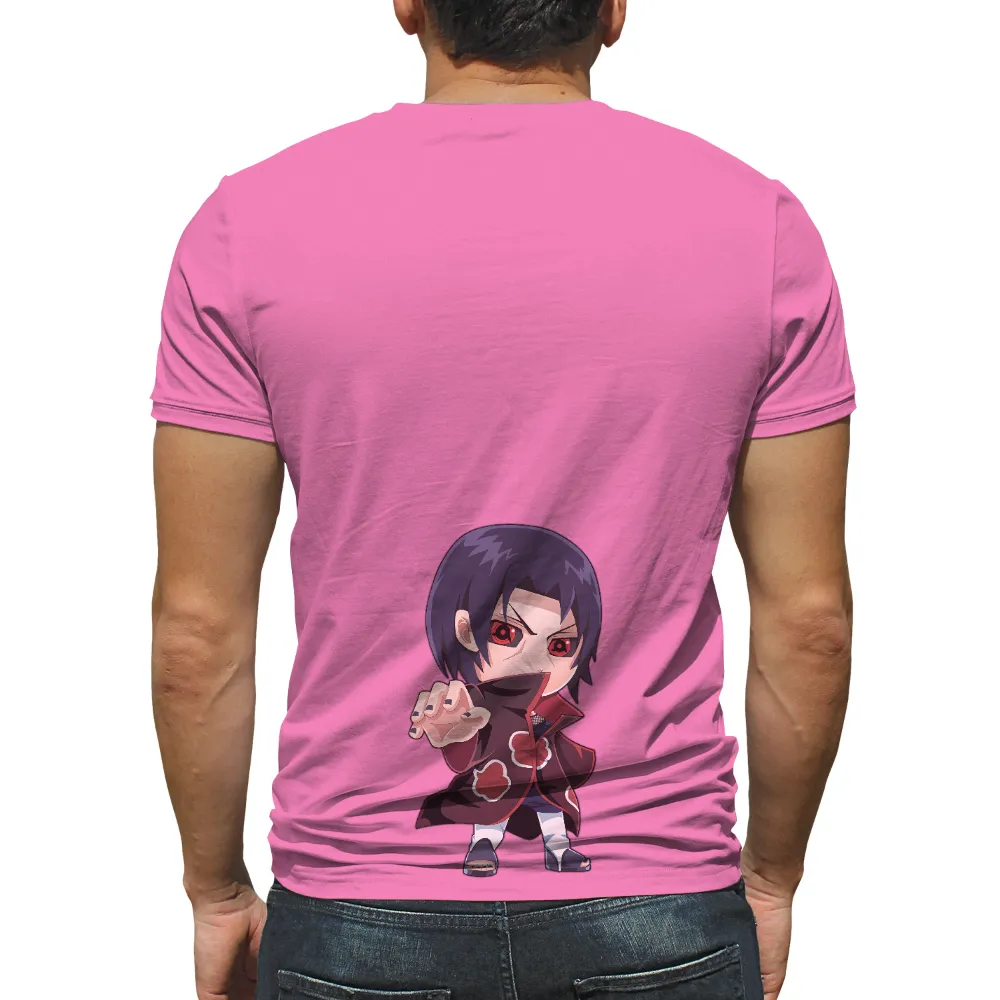 Itachi Uchiha T-Shirt Printing: A Blend of Chibi Charm and Anime Intensity|among us naruto shirt