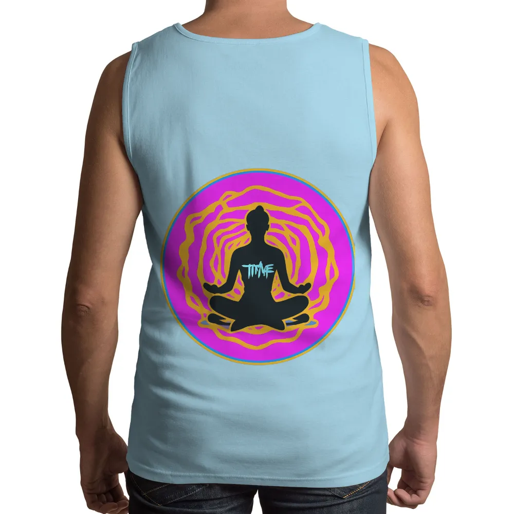 Customized Tee Shirts: Embrace Inner Peace with Meditation Design|chaos graffiti