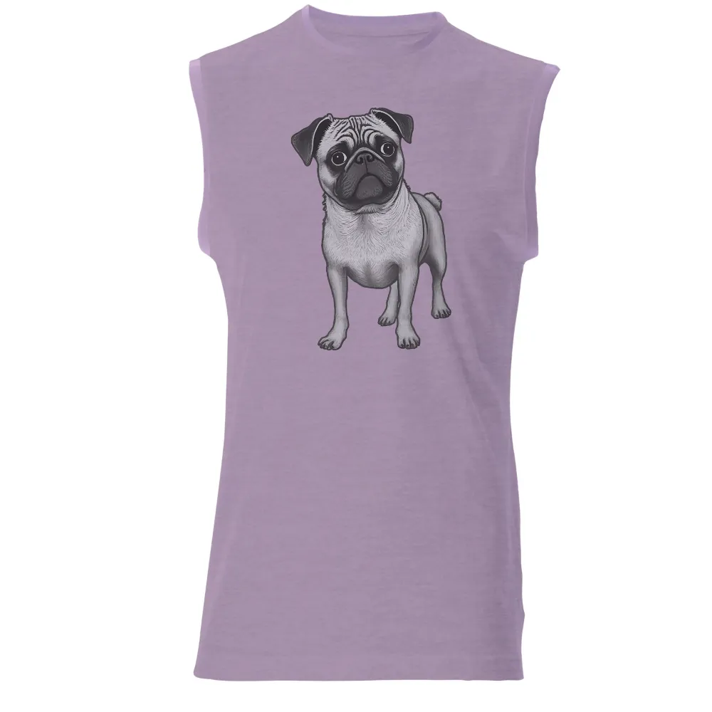 Custom T-Shirt Printing: Expressive Pug Design|cute t shirt in roblox