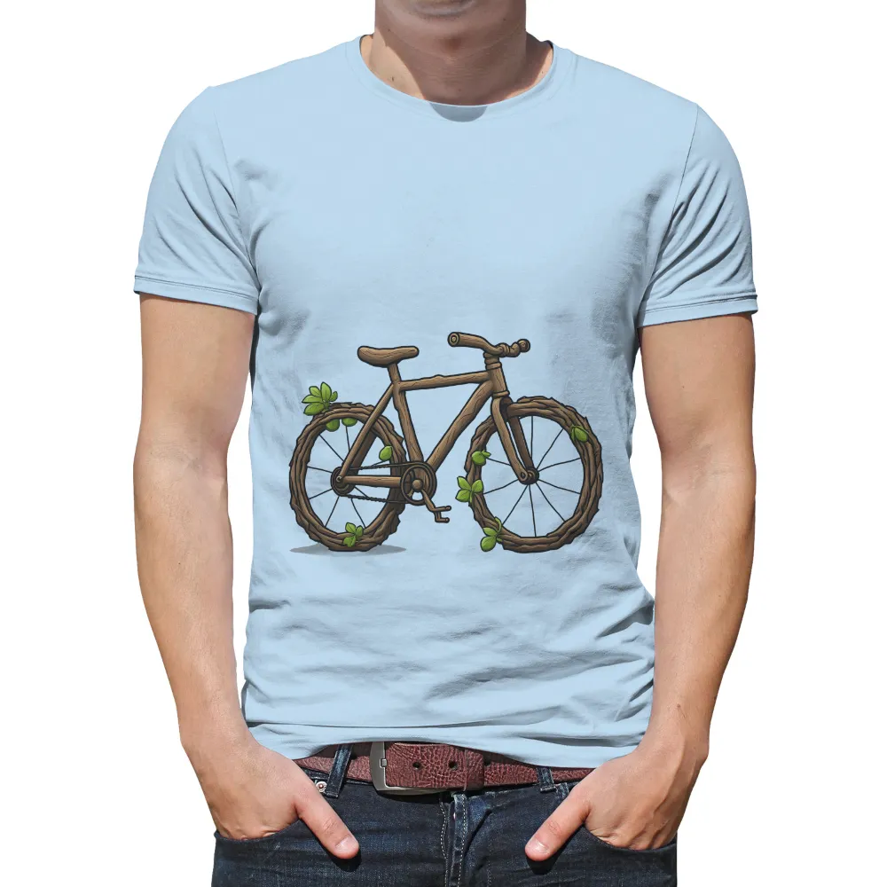 Tee Shirt Printing: Nature's Reclaimed Bicycle - Artistic Designs|banana republic rustic camp shirt