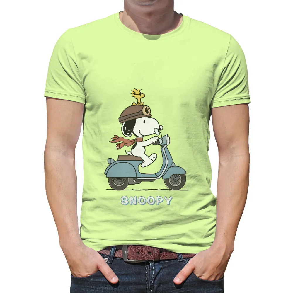 Shirts Graphic Tees: Snoopy's Vintage Scooter Adventure|brewers city connect shirts