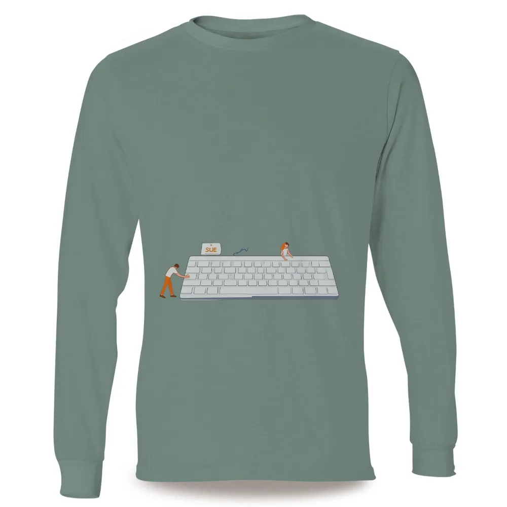 Keyboard Whimsy Design: Embracing Modern Digital Life|military humor t shirts