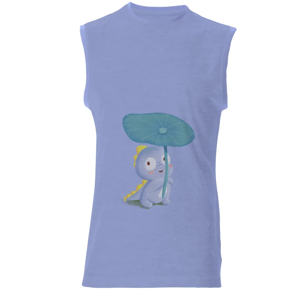 TShirt Printing: Adorable Dinosaur with Leaf Umbrella|banksy joy millward