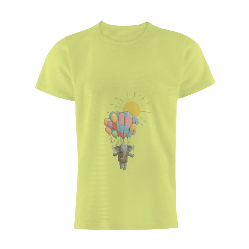 Graphic Tees: Ellie's Dream Flight - Adventure and Imagination|majestic mlb umpire shirt sky blue with black