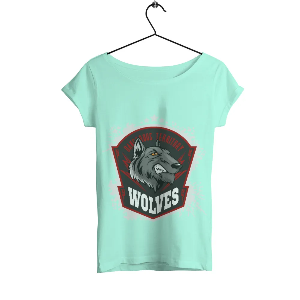 Custom Tee Shirts: Dangerous Territory Wolves - Strength and Unity|owen power