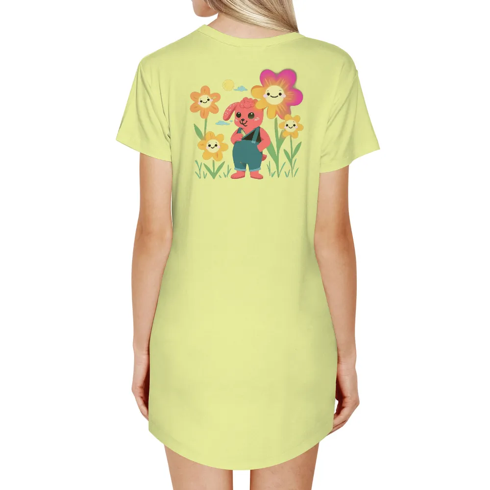 T-Shirts Custom: Blossom and Her Floral Friends|no bunny loves me like jesus shirt