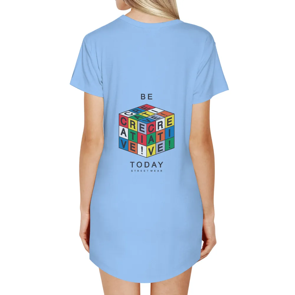 Custom Tee Shirts: Be Creative Today with Vibrant Rubik's Cube Design|biggie colorful shirt