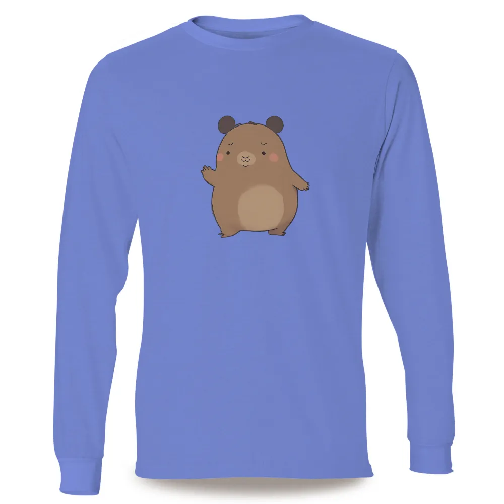 TShirt Printing: Spread Joy with Bruno the Bear|cute spring t shirts