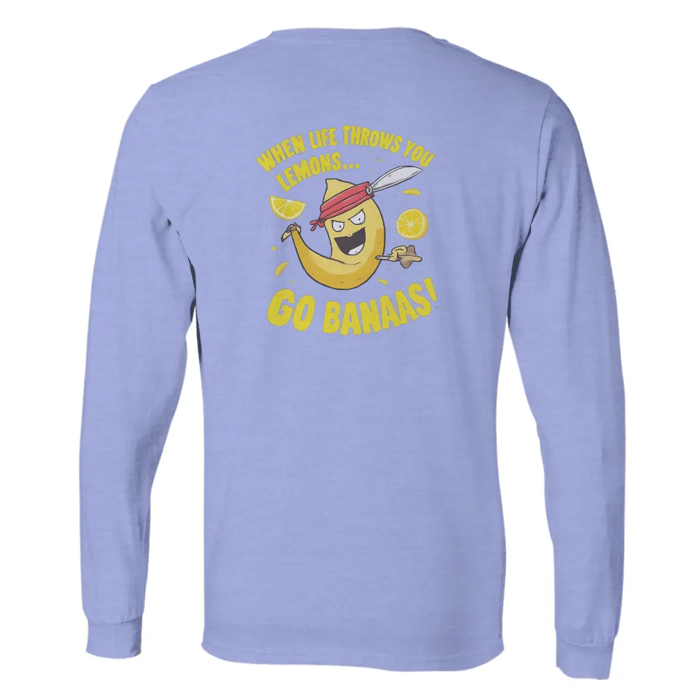 Banana Humor Design: Embrace Life with a Twist|yellow bacon t shirt roblox