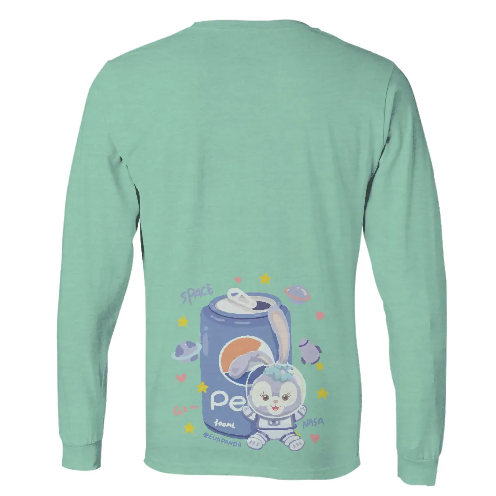 Tee Shirt Printing: Bunny Astronaut in Space Adventure|leopard easter bunny shirt