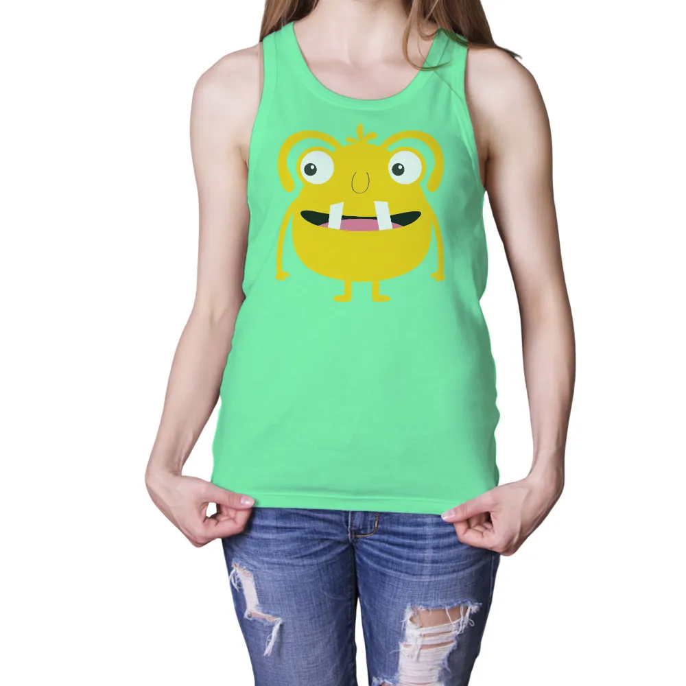 Custom T-Shirt Printing: Spread Joy with Zippy the Yellow Monster|happy plants nursery shirt