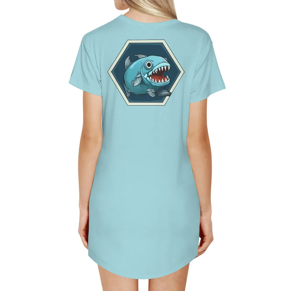 T-Shirts Pattern: Cartoon Piranha from the Amazon|bleach anime shirt amazon