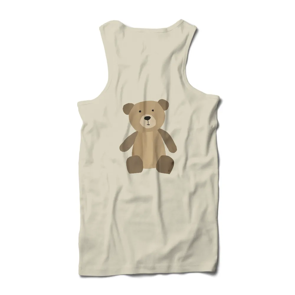 T-Shirts Pattern: Wooden Bear - Rustic Charm and Innocence|bleaching comfort colors