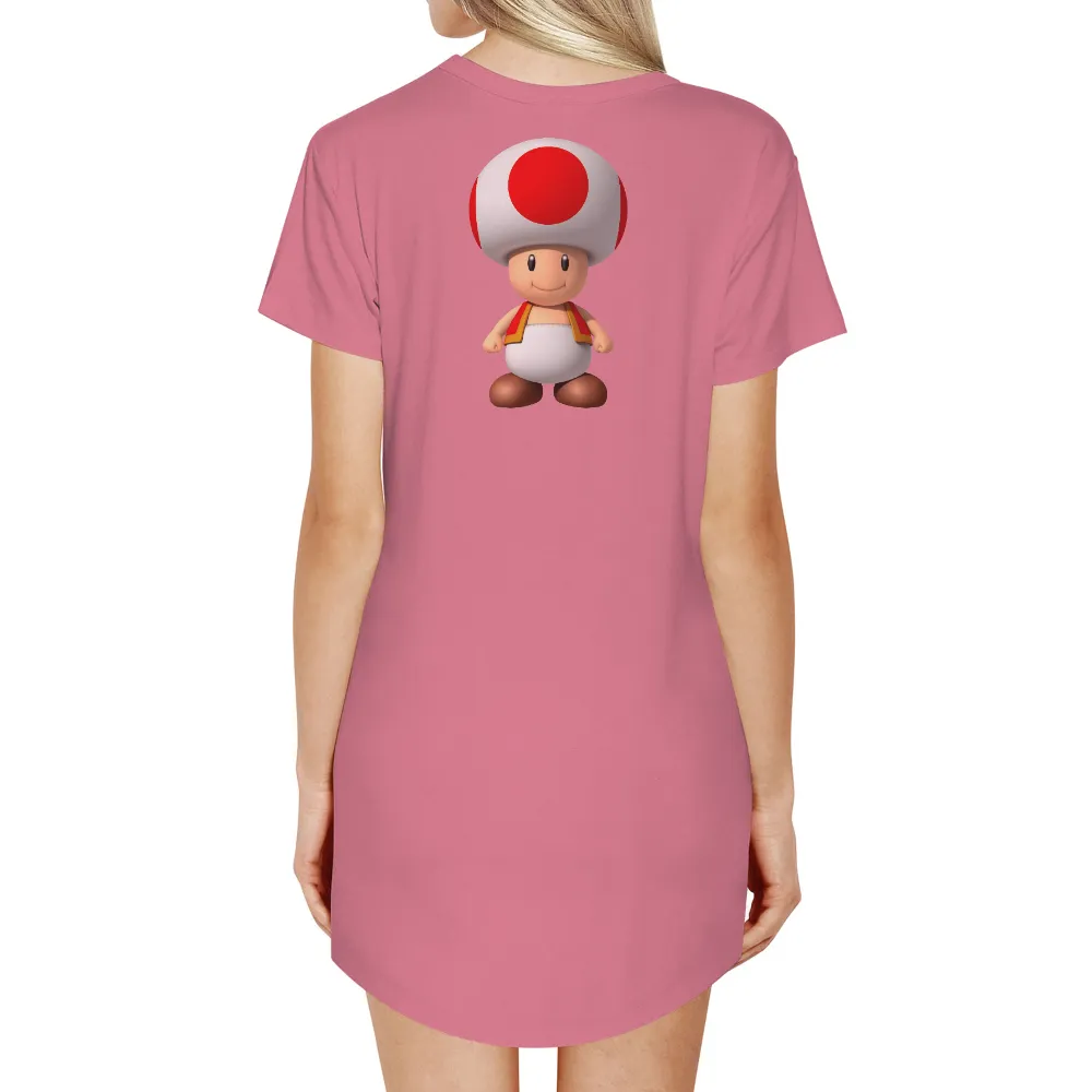 Custom T-Shirt Printing: Toad - The Brave Mushroom from Gaming World|gamer halo shirt