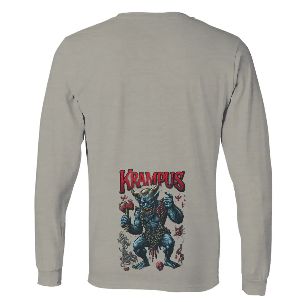 Custom Printing: Krampus - Folklore Demon with Chains and Axe|dark souls shirt hot topic