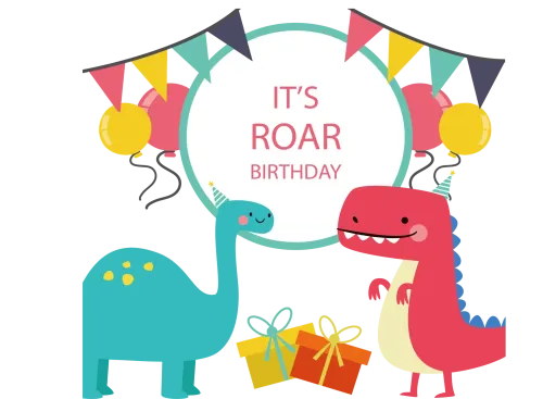 Custom Tee Shirts: Roar into Your Birthday with Dinosaur Friends