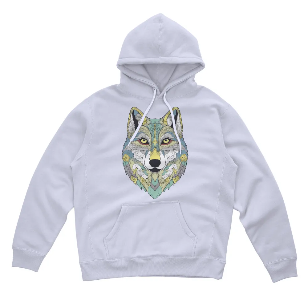 T-Shirt Printing: Nature's Guardian - Wolf Inspired Artistic Design| Harmony with nature