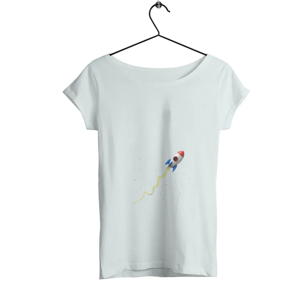 Custom T-Shirt Printing: Reach for the Stars with Whimsical Rocket Design|rue21 space jam shirt