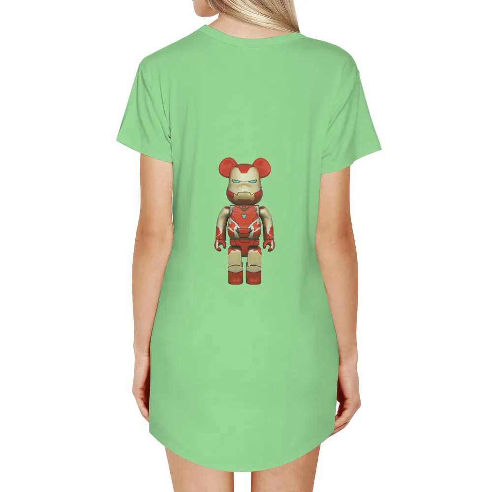 TShirt Printing: Iron Man Bear - Pop Culture Hero|my dad is my hero police shirt