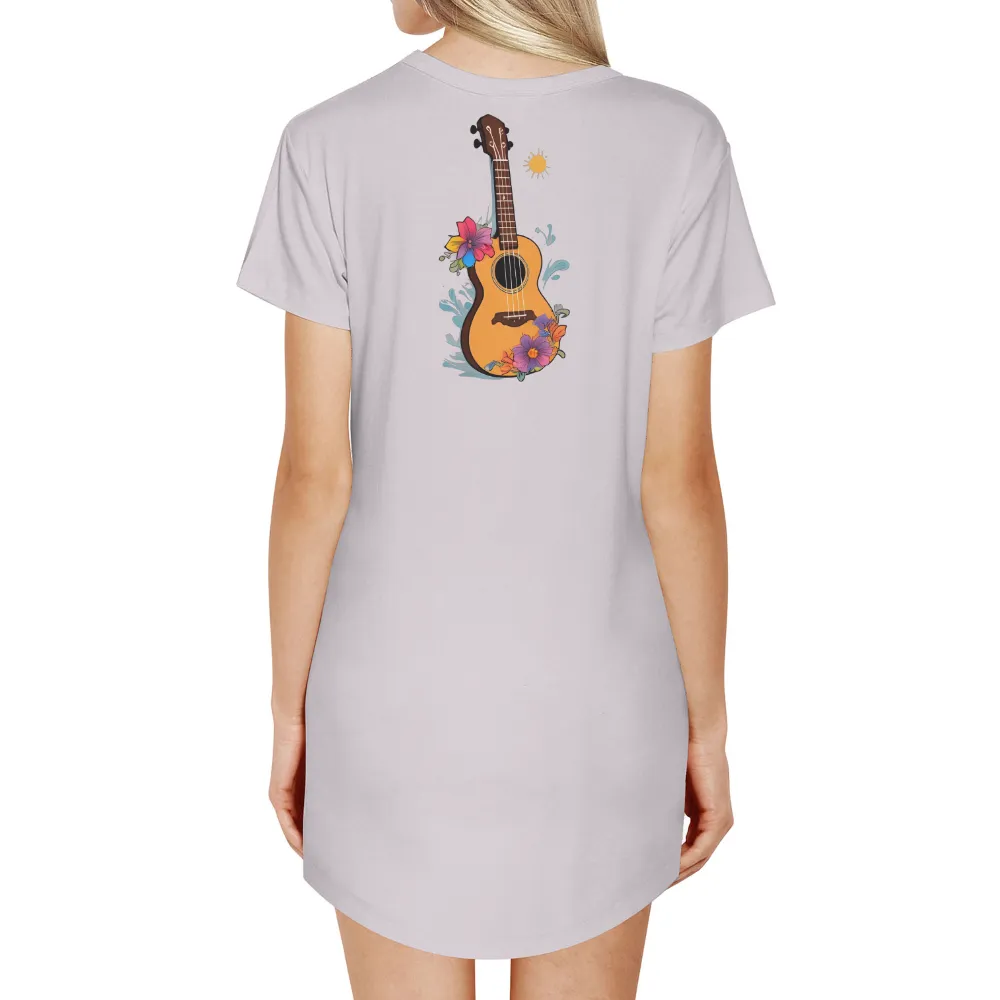 TShirt Printing: Ukulele Harmony - A Symphony of Colors and Joy|trending shirt colors 2022