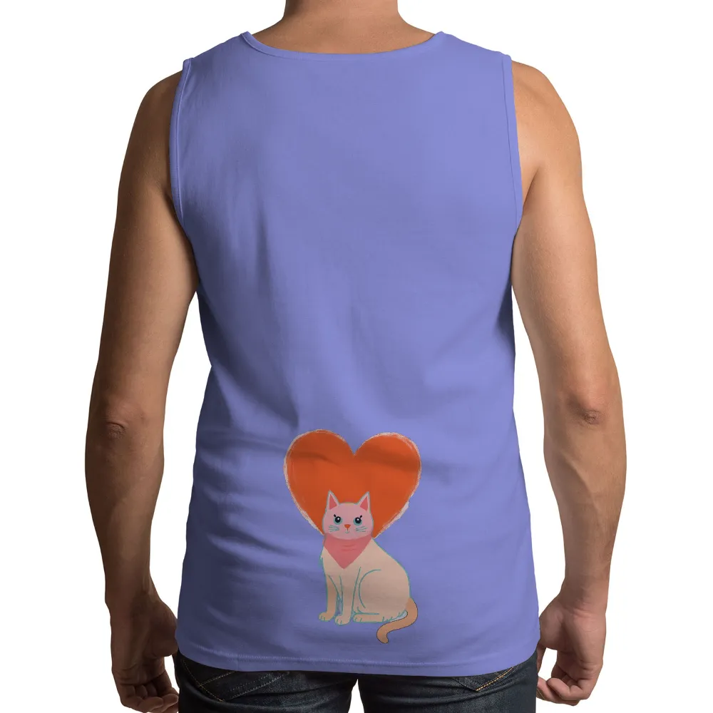 T-Shirt Printing: Love Your Cat - Minimalist Heart Design|cute t shirt in roblox